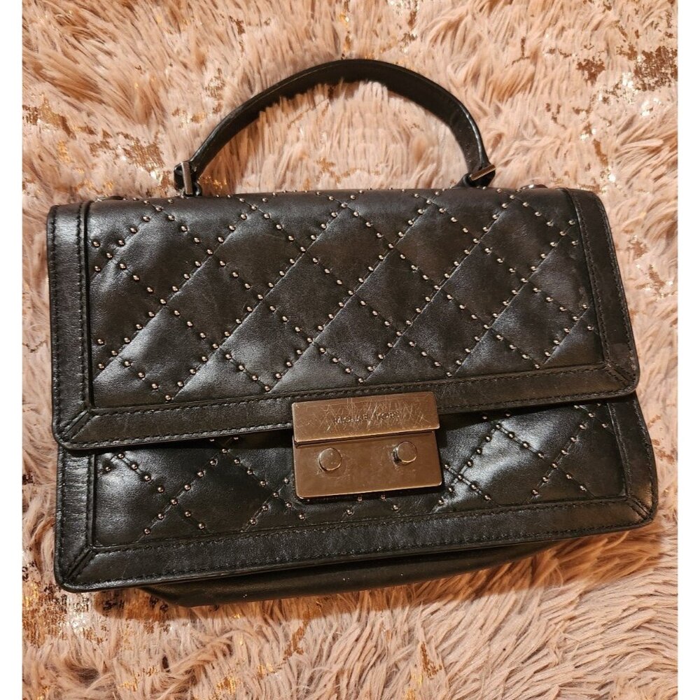 Michael Kors Calie Microstud Quilted Purse
